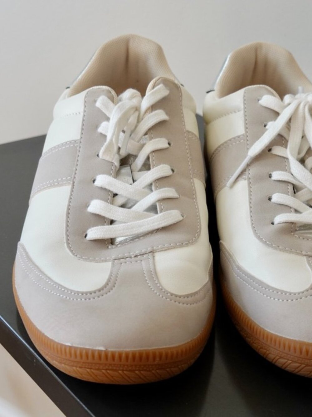 J.Crew Field Sneakers – Cream/Taupe – Size 11